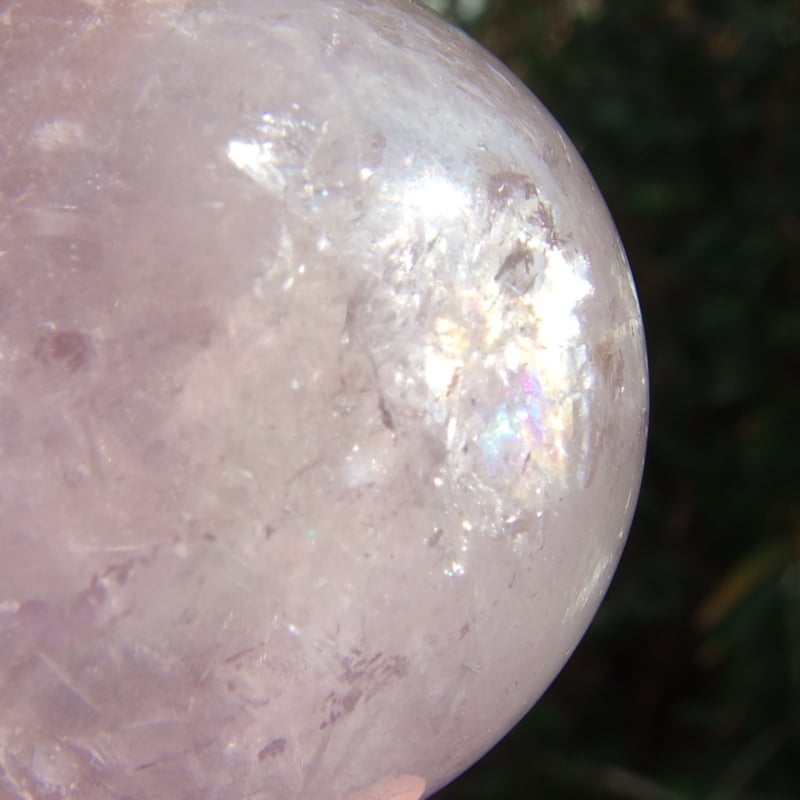 パウエライト・アメジスト（スフィア、虹入り） | Crystal Light