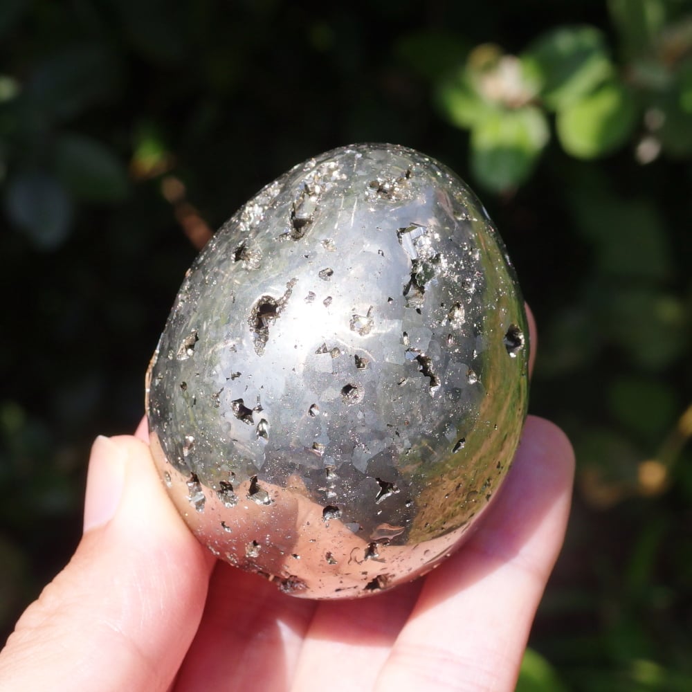 【大玉】パイライトインテリア(エッグ) パイライト（エッグ） | Crystal Light