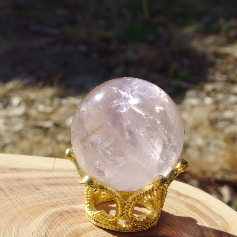 パウエライト・アメジスト（スフィア、虹入り） | Crystal Light