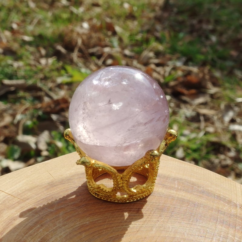 パウエライト・アメジスト（スフィア、虹入り） | Crystal Light