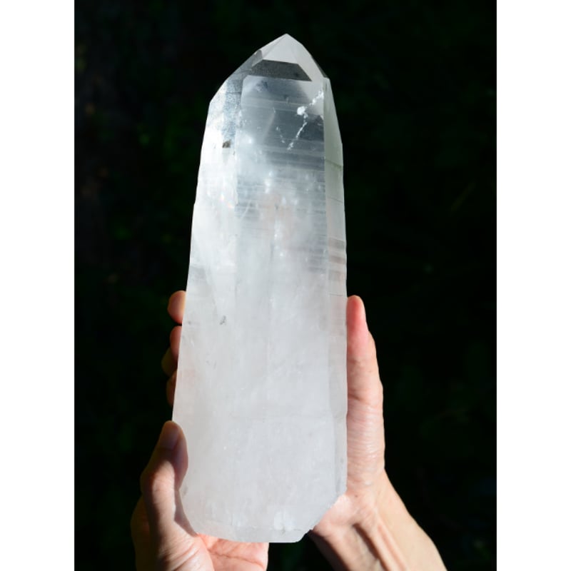 特大サイズ) レムリアンクリスタル（トランスミッター、虹入り）【特典