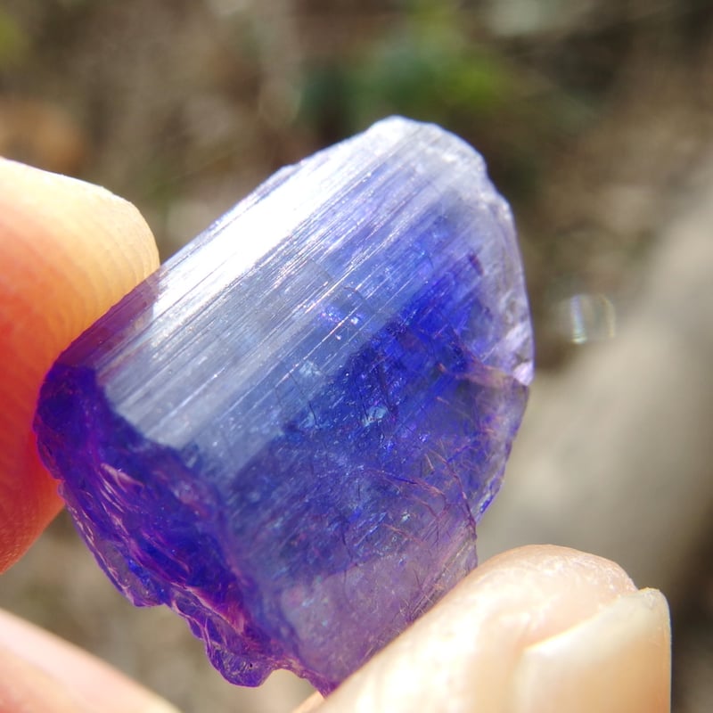 非加熱タンザナイト原石（虹入り）【特典付き】 | Crystal Light