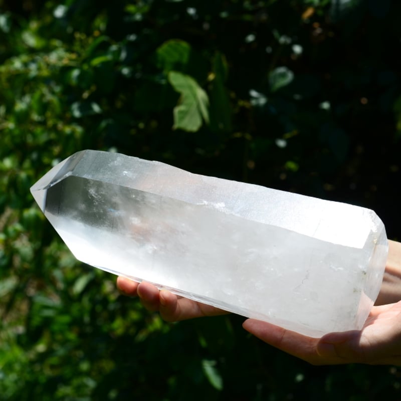 特大サイズ) レムリアンクリスタル（トランスミッター、虹入り）【特典