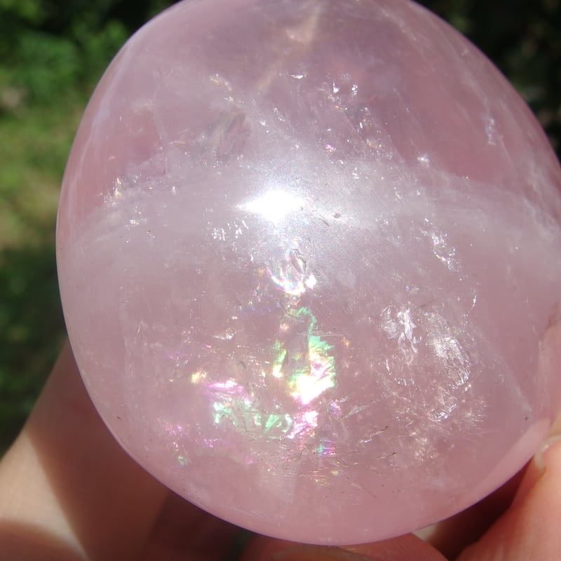 高品質　スターローズクォーツ　虹入り ローズクォーツ（虹入り） | Crystal Light