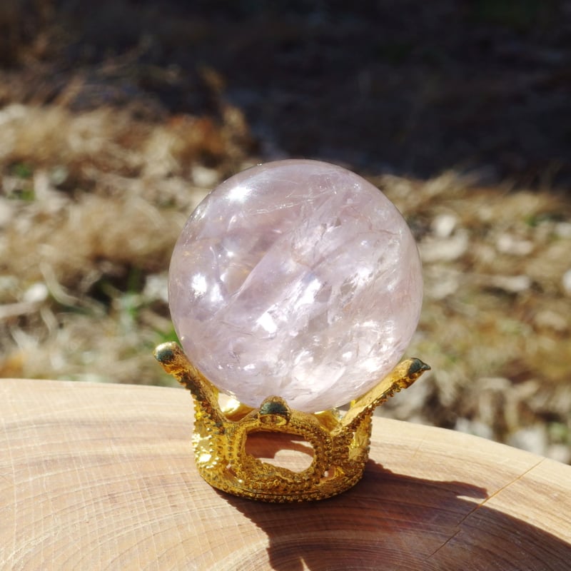 パウエライト・アメジスト（スフィア、虹入り） | Crystal Light