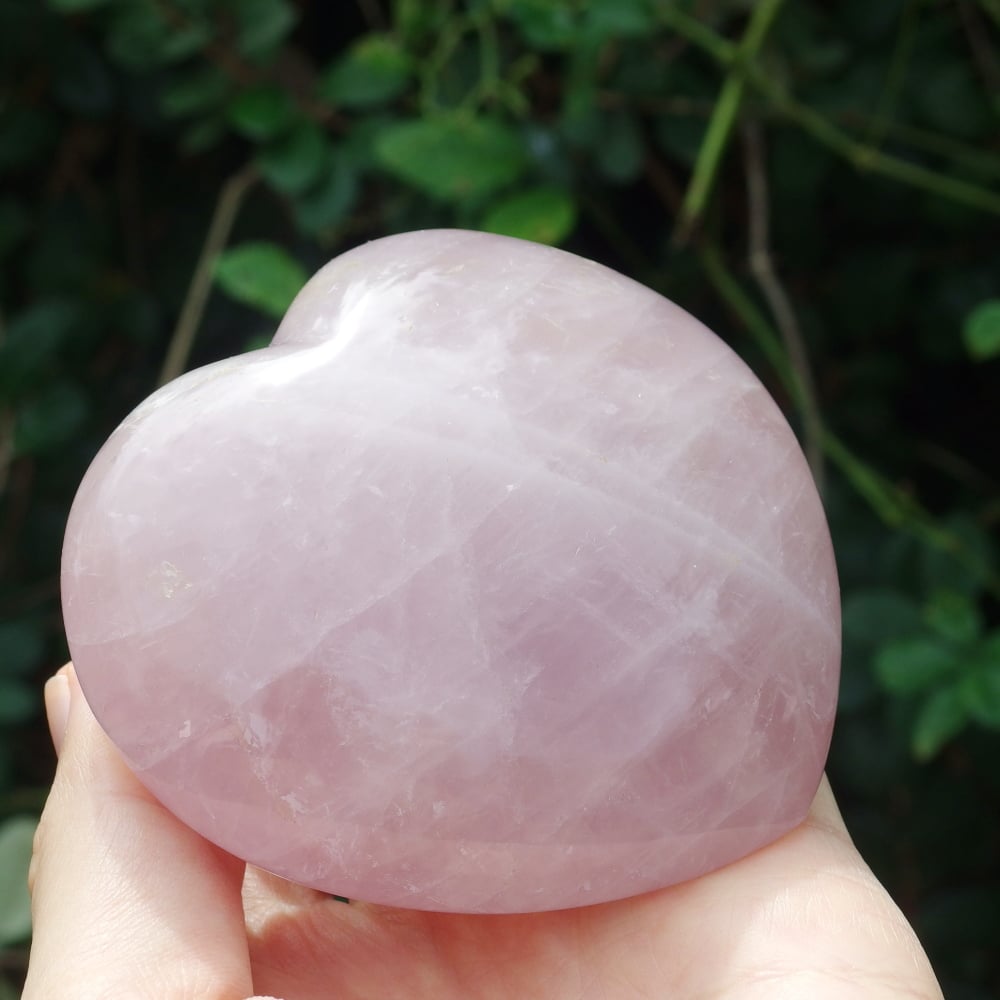 ローズクォーツ（大型ハート） | Crystal Light