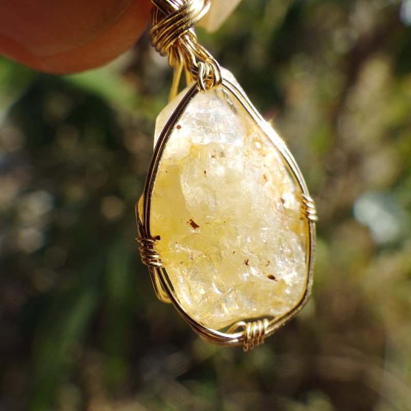 フェナカイト 14金（WG） クロスデザイン ペンダントトップ フェナカイト14金 ペンダントトップ