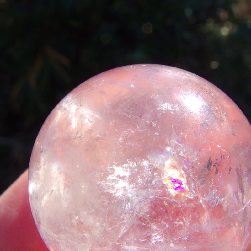 パウエライト・アメジスト（スフィア、虹入り） | Crystal Light