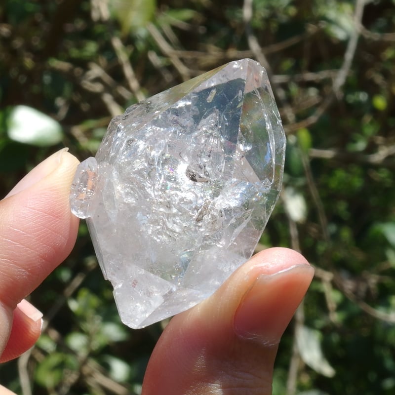 ハーキマーダイヤモンド（虹入り） | Crystal Light