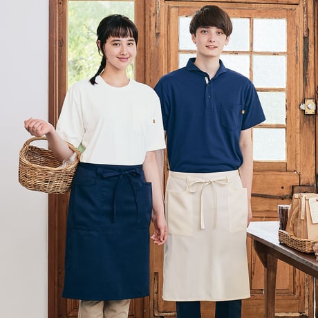 サロンエプロン　 白（OV5003-2）