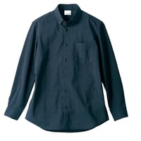 シャツ　長袖 ネイビー（OV2501-9）