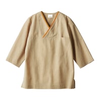 和シャツ　ベージュ/オニオン（OV6502-3）