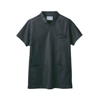 スクラブ　男女兼用　半袖　チャコールグレー（72-630）