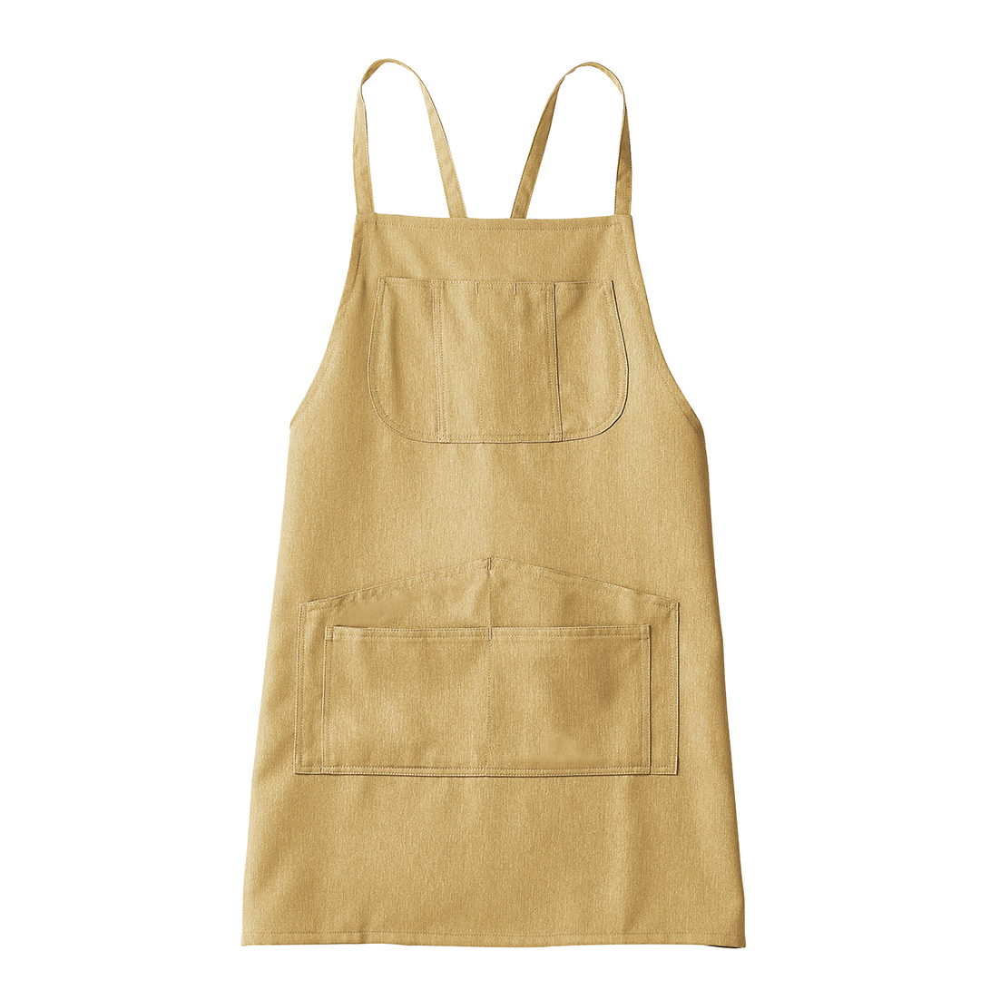 sillage ベージュベスト エプロン 大人気のLee】膝丈で動きやすい！ストレッチデニムの胸当て