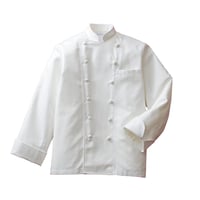 コックコート　男女兼用　長袖　白（6-701）