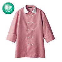 シャツ　７分袖 ワインチェック/白（WC2631-5）