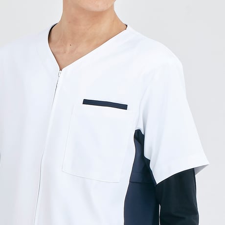 Ｔシャツ　兼用　８分袖　黒（CE423-1）