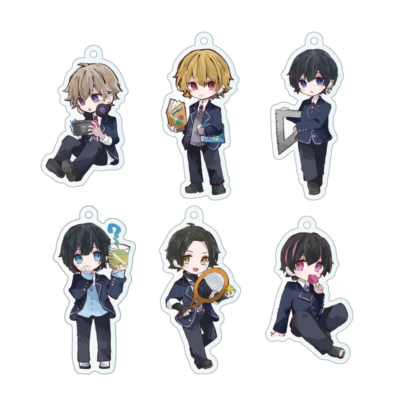 ランダム放課後ミニキャライラストアクキー | 夢喰NEON オフィシャルストア
