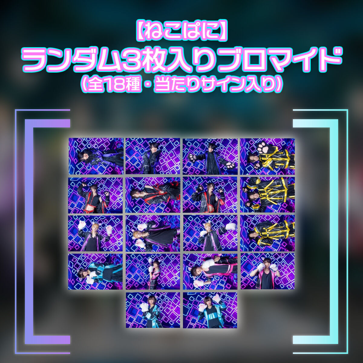 夢喰NEON ブロマイドワンマンねこぱに初期お披露目タキシード