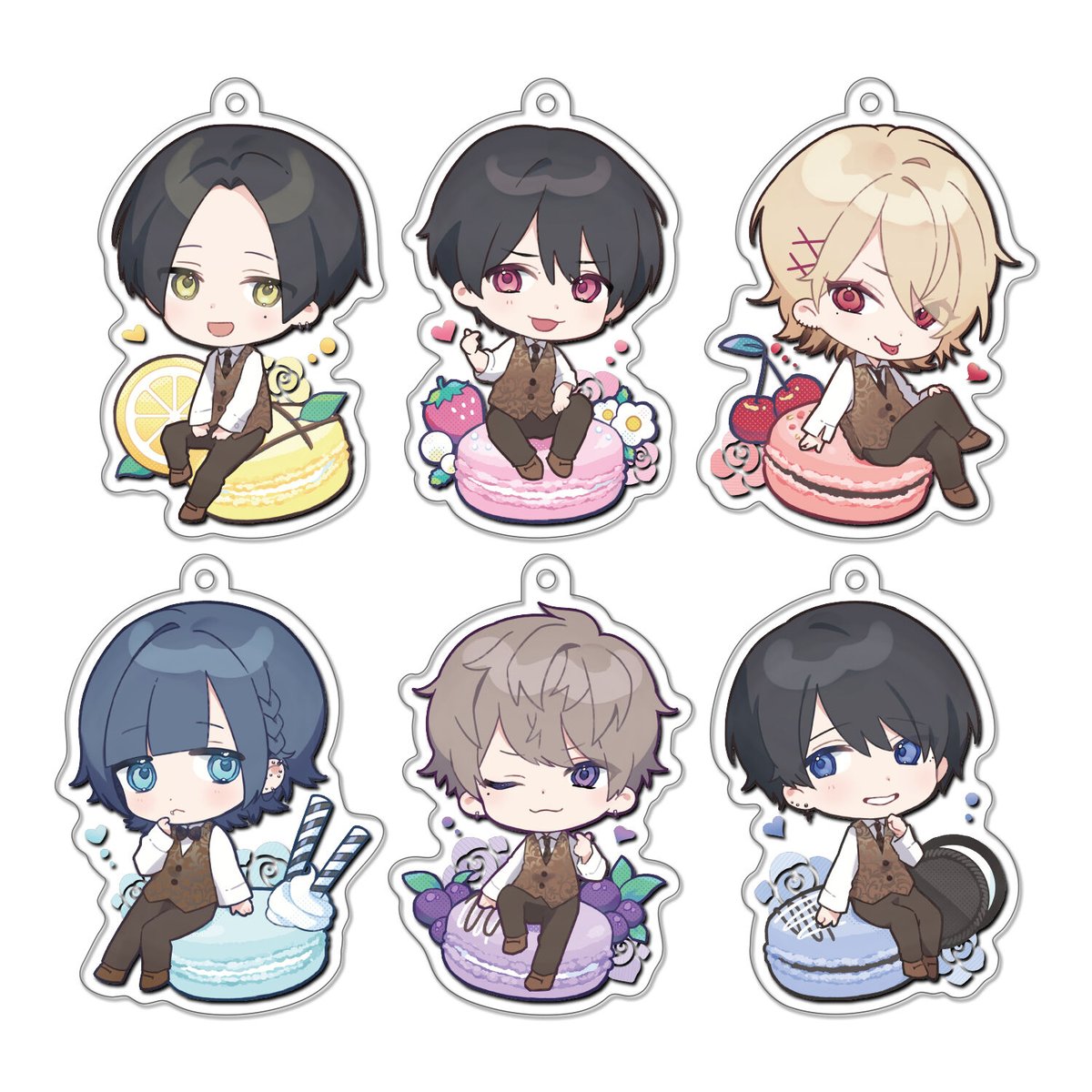 バレンタイン】ランダムミニキャラアクリルキーホルダー | 夢喰NEON