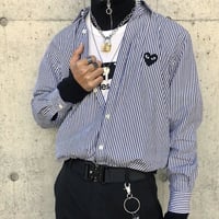 PLAY COMME des GARCONS ストライプシャツ