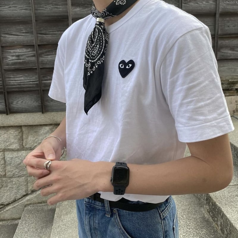 メンズ　Tシャツ　PLAY COMME des GARÇONS ポロシャツ L PLAY COMME des GARCONS プレイ コムデギャルソン ポロシャツ