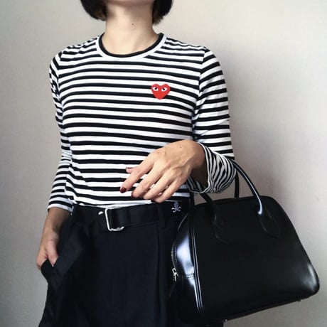 PLAY COMME des GARCONS ブラックボーダー ロンT
