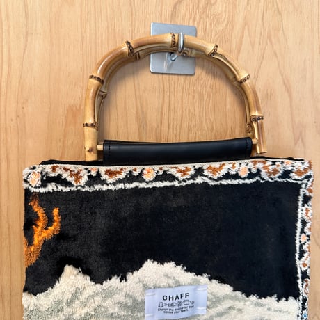 deer / bamboo rug handbag