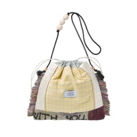 yellow shoulder bag