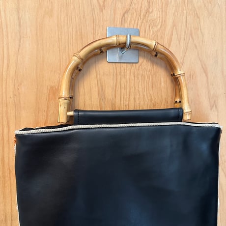 deer / bamboo rug handbag