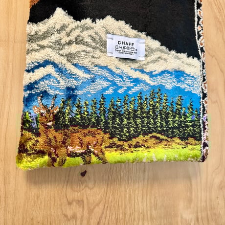 deer / bamboo rug handbag