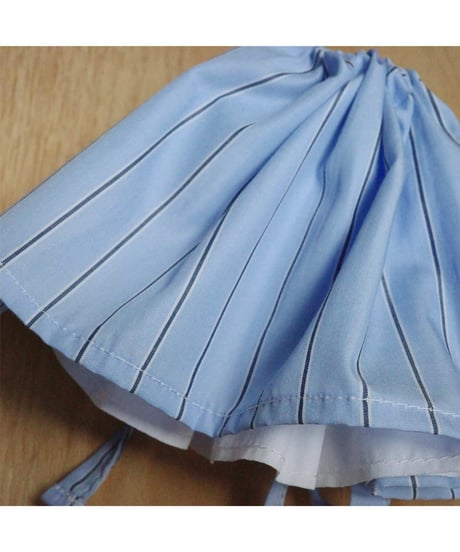 layered chouchou / blue