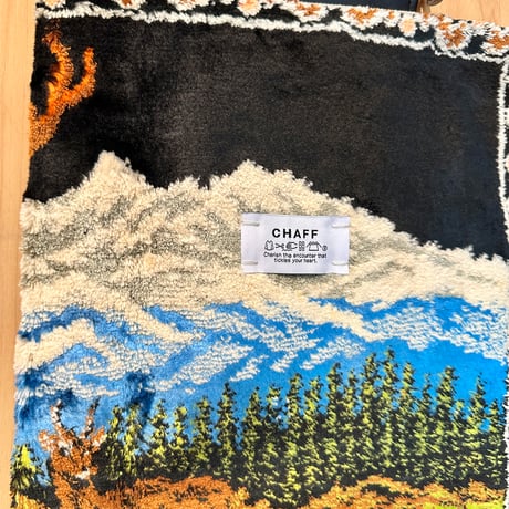 deer / bamboo rug handbag