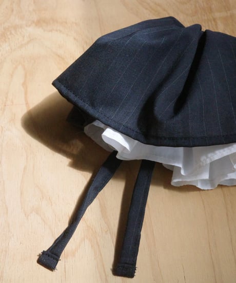 layered chouchou / black