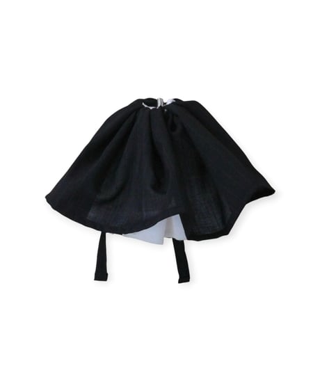 layered chouchou / black
