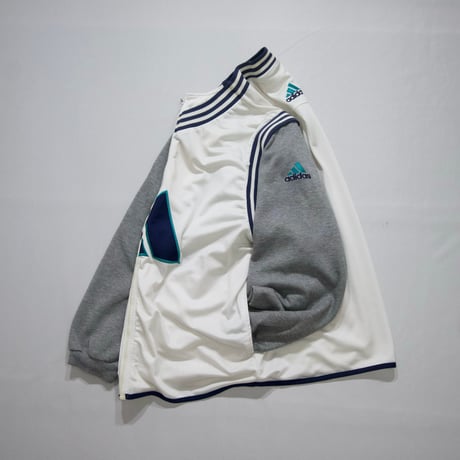 90s~00s Adidas 2way Detachable Vest Jacket