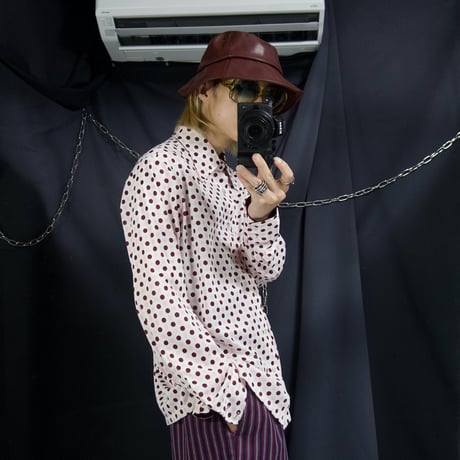 DI PELLINI ROMA PolkaDot L/S Fake Clerical L/S Shirts