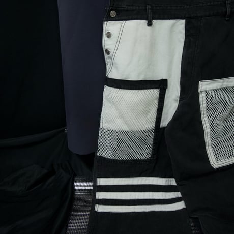 MAGICMUSHROOM Prisoner Work Boarders Baggy Denim Overall