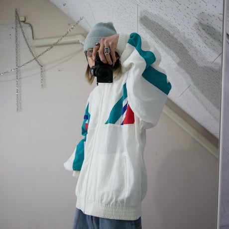 90s Adidas Oversized Switching Track Jacket