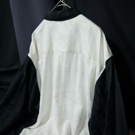 “Euro” SOLO COTONE Viskose Rayon Gauze Jacquard Full Patterns Fly Front L/S Shirts