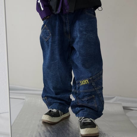 noiz JEANS Rebuild Patchwork Baggy Denim