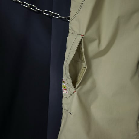 TIME ZONE Deformation Multi Pocket Gimmick Cropped Carpenter Cargo Pants