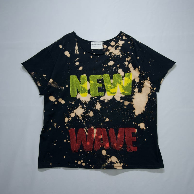 banal chic bizarre NEW WAVE Cut Off Bleach S/S 