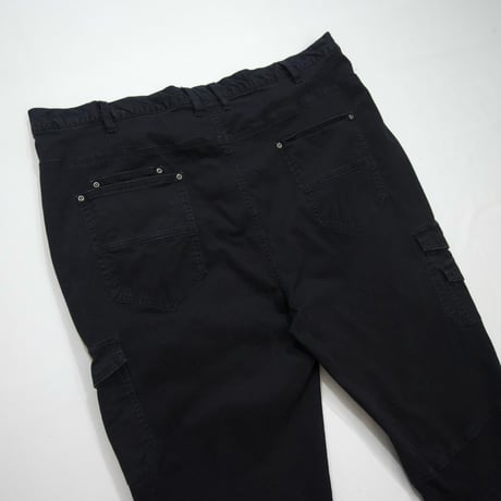 in the attic W45 Multi Zips&Pockets Gimmick Cropped Cargo Pants
