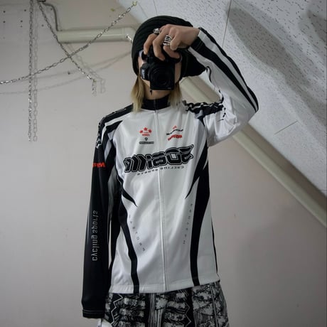 Euro USED Monotone Switching Cycling Track Jacket