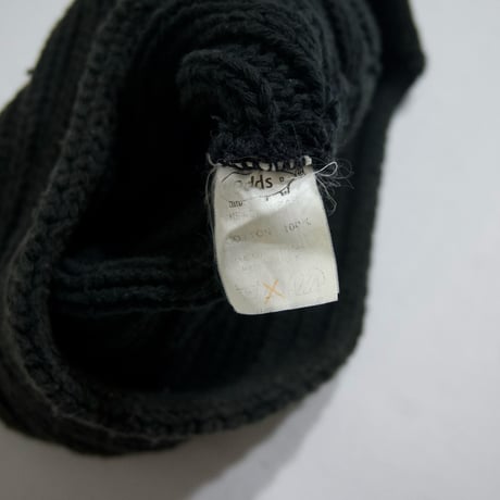 USED Ribbed Long Balloon Knit Cap