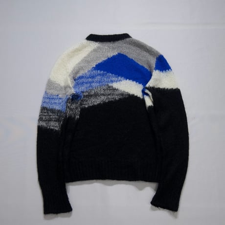 Diesel Made in Italy Abstract Patterns Mohair Knit