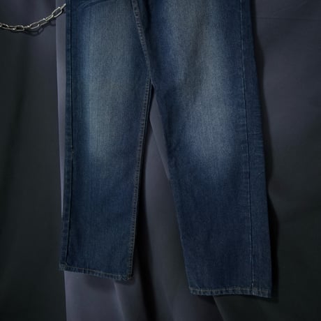 Phatfarm Deadstock Embroidery Wide Straight Wash Denim