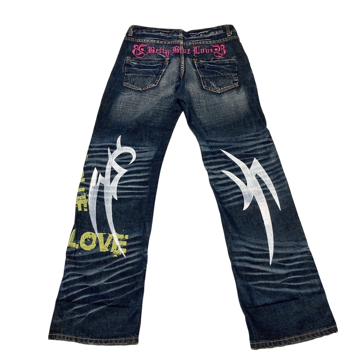 Betty Blue Love Print Design Pants | HOW Used/V