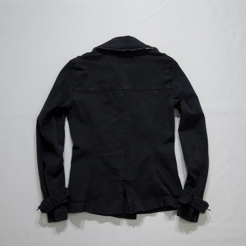 TRIPP NYC Double Breasted Napoleon Jacket / Pea